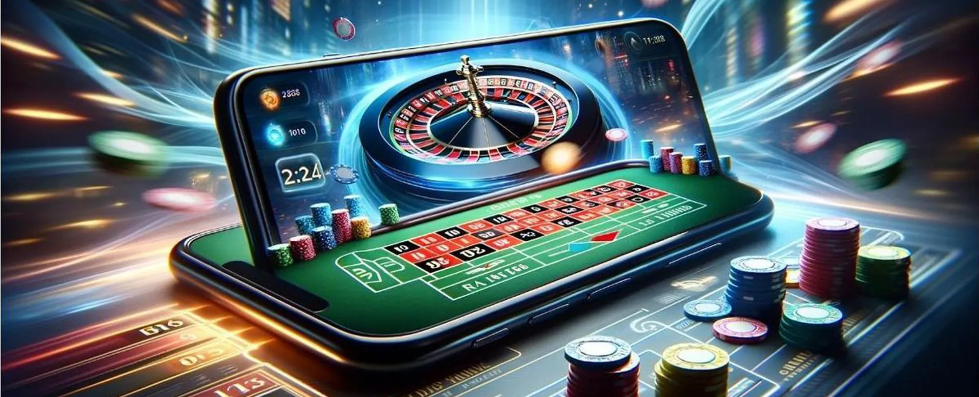Player celebrating a big win at Spin Casino, surrounded by digital game elements and golden light